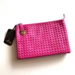 Woven Clutch Crossbody Bag